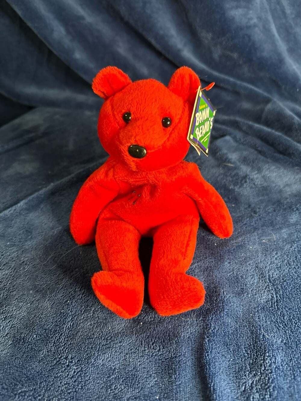 Salvino's Bamm Beano's Sammy Sosa #21 Red Plush Bear 1998